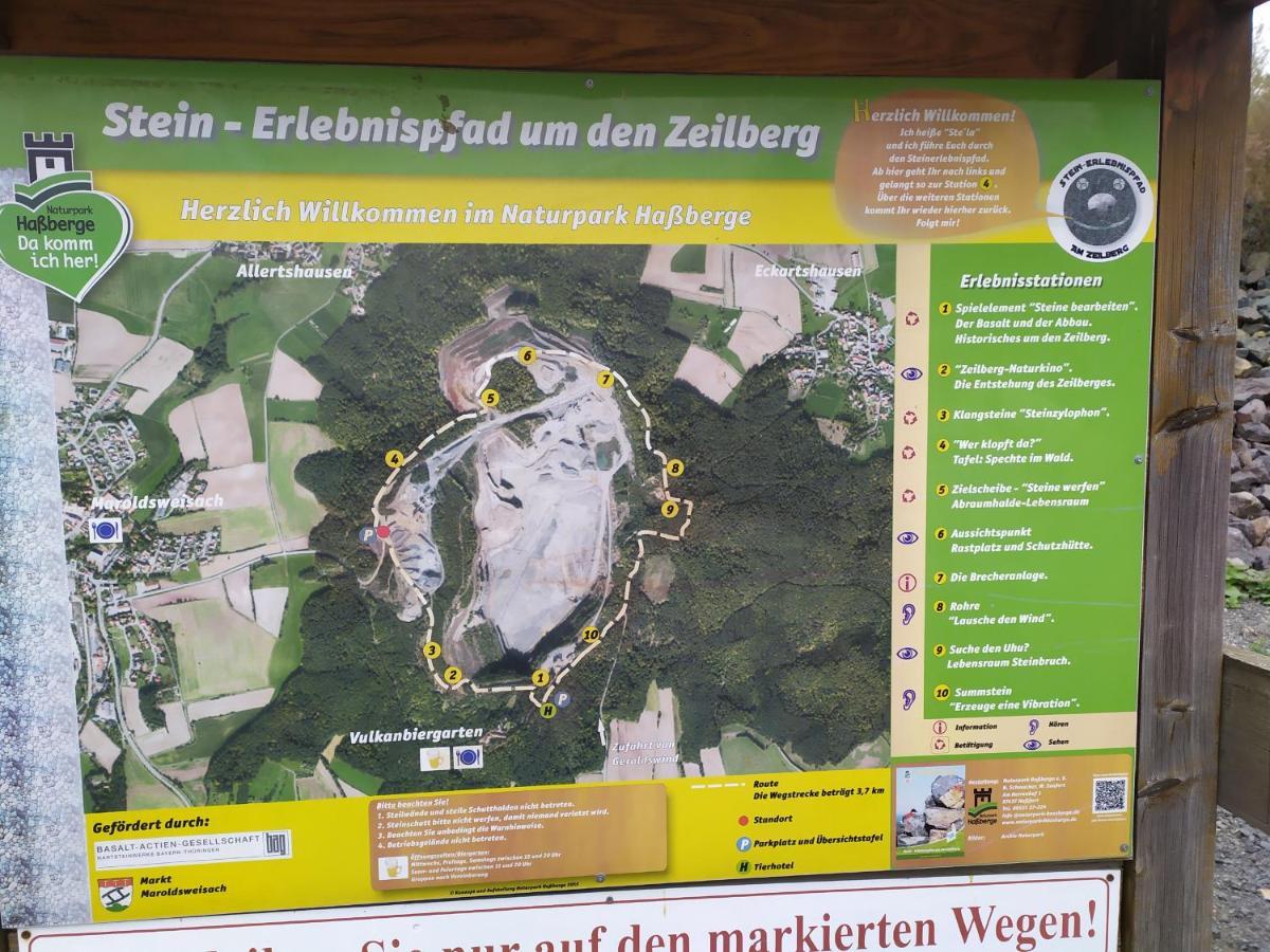 Ferienwohnung „Schau Ins Frankenland“ Burgpreppach Екстер'єр фото